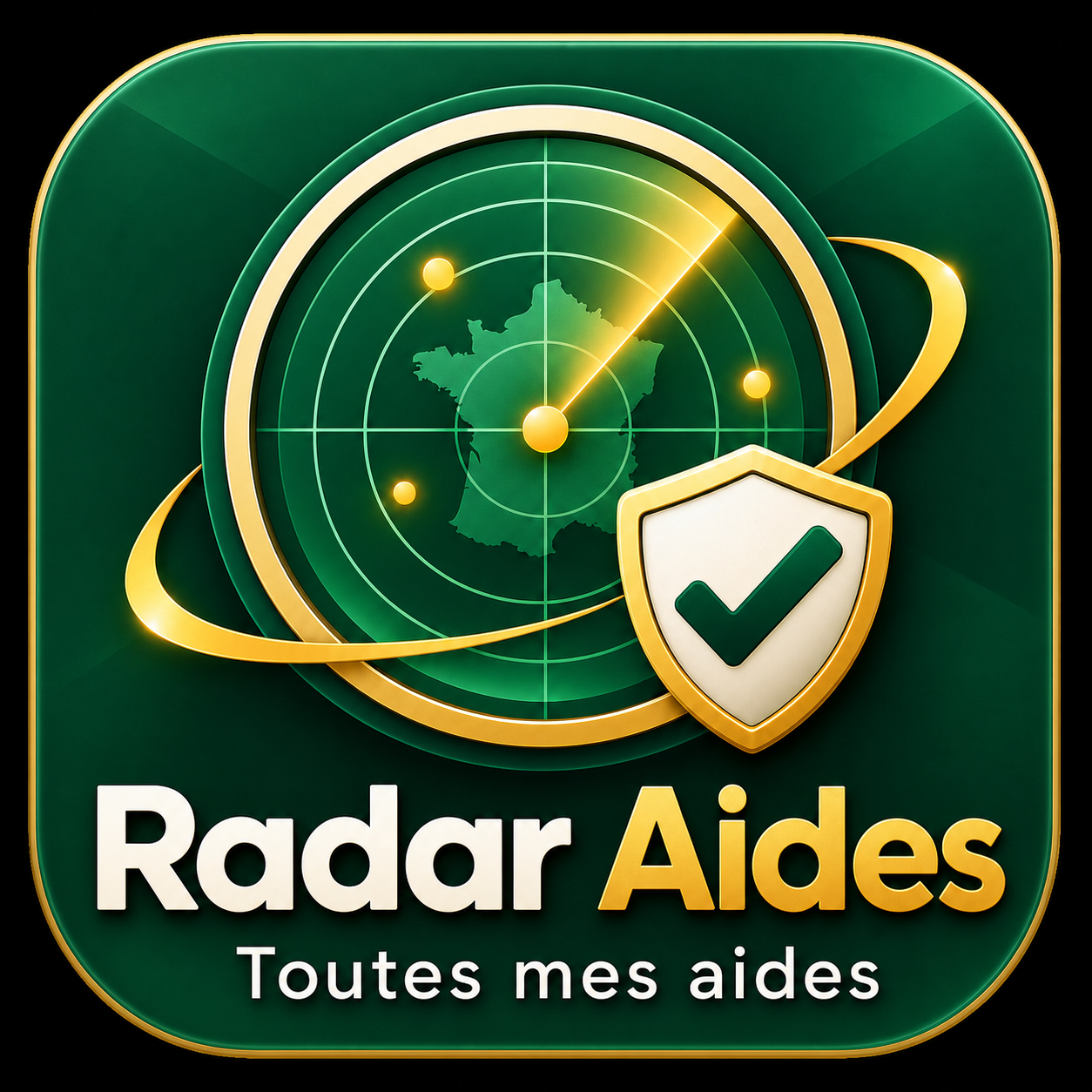 Icône Radar Aides — Toutes mes aides